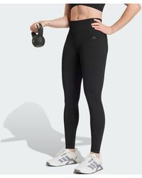 adidas - Workout Essentials Knit Scrunch 7/8 Leggings - Lyst