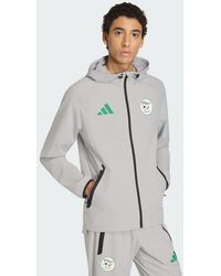 adidas - Algeria Tiro Tech Full Zip Windbreaker Jacket - Lyst