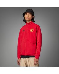 adidas - Manchester United Anthem Jacket - Lyst