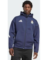 adidas - Real Madrid Z.N.E. Anthem Jacket - Lyst