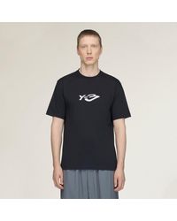 adidas - Y-3 Liquid Logo Short Sleeve T-Shirt - Lyst