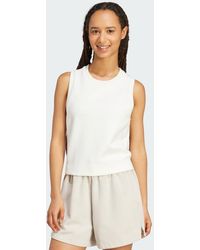 adidas - Soft Lux Tank Top - Lyst