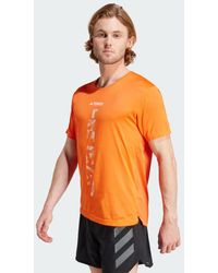 adidas - T-shirt da trail running Terrex Agravic - Lyst