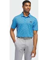 adidas - Ultimate365 Mesh Print Climacool Polo Shirt - Lyst