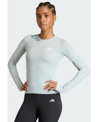 adidas - Maglia Da Allenamento A Maniche Lunghe Primelift Essentials Contour - Lyst