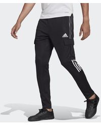 adidas Synthetic Tiro Cargo Pant in Black/Gold (Black) for Men - Lyst