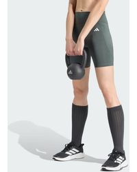 adidas - Optimé Essentials Stash Pocket 7-Inch Short Leggings - Lyst