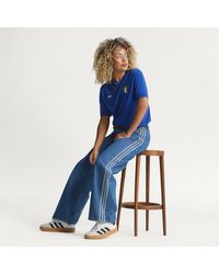 adidas - Firebird Track Pant Denim - Lyst