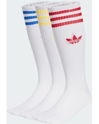 adidas - Solid Crew Socken, 3 Paar - Lyst