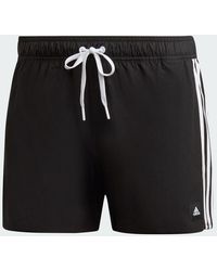 adidas - 3-stripes Clx Very-short-length Swim Shorts - Lyst
