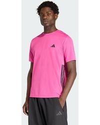 adidas - Workout Essentials Base 3-Stripes T-Shirt - Lyst