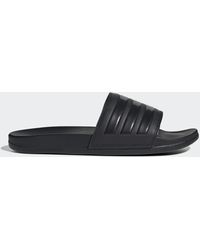 womens gray adidas slides
