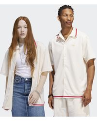 adidas Tyshawn Warm Up Hemd – Genderneutral - Weiß