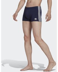 adidas Comfort Flex Cotton 3-Streifen Boxershorts - Blau