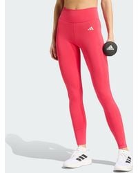 adidas - Optimé Essentials Stash Pocket Full-Length Leggings - Lyst