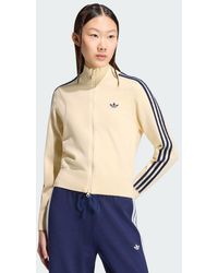 adidas - Knitted Firebird Track Top - Lyst