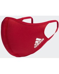 adidas Face Cover 3er-Pack M/L - Rot