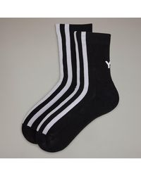 adidas - Y-3 Stripes Socks - Lyst