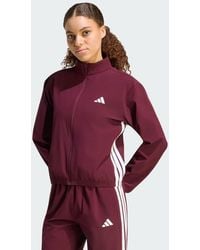 adidas - Train Essentials 3-Stripes Woven Warm-Up Jacket - Lyst