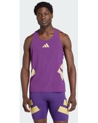 adidas - Adizero Road To Records Singlet - Lyst