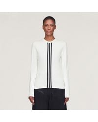 adidas - Y-3 3-Stripes Long Sleeve Long-Sleeve Top - Lyst