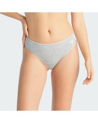 adidas - Adicolor Comfort Flex Cotton Thong Underwear - Lyst