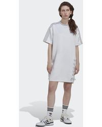 adidas Always Original Laced T-Shirt-Kleid - Weiß