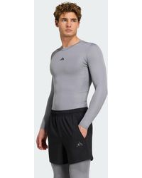 adidas - Techfit Compression Training Long Sleeve Long-Sleeve Top - Lyst