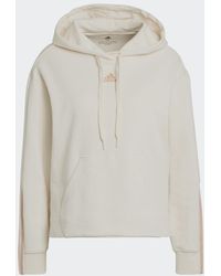 adidas - Essentials Relaxed 3-Stripes Hoodie - Lyst
