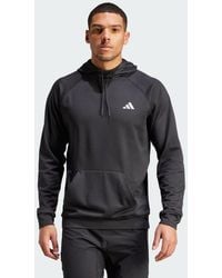 adidas - Felpa Con Cappuccio Da Allenamento Game And Go Small Logo 3-Stripes - Lyst
