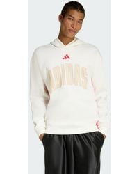 adidas Originals - Sweatshirt Adidas Stadium Graphic Hoodie Off/ Pure Ruby - Lyst