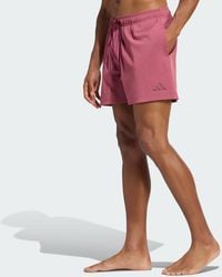 adidas - Irridescent Seersucker Swim Shorts 5 Inch - Lyst