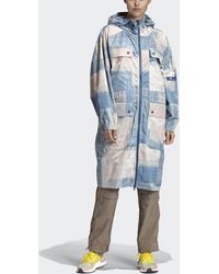 adidas Printed Parka - Blauw