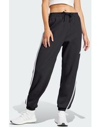 adidas - Essentials 3-Stripes French Terry Cuffed Pants - Lyst