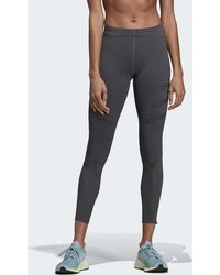 adidas How We Do Speed Lange Tight - Grau