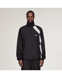 adidas - Y-3 Raw Edge 3 Stripes Nylon Shell Jacket - Lyst