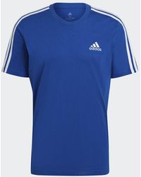adidas - Essentials 3-Stripes Tee - Lyst