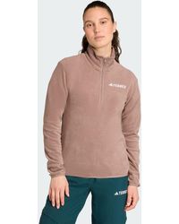 adidas - Multi Essentials 1/2 Zip Fleece Jacket - Lyst