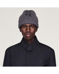 adidas - Y-3 Chunky Knit Beanie - Lyst