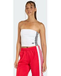 adidas - Camiseta 3 Stripes Tube - Lyst