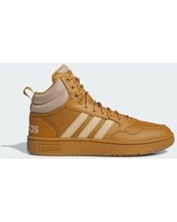 adidas - Hoops 3.0 Mid Lifestyle Basketball Classic Fur Lining Winterized Schuh - Lyst