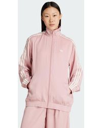 adidas - Giacca Da Allenamento Firebird Originals Con 3 Strisce Arricciate - Lyst
