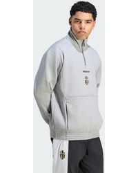 adidas - Juventus Turin Eqt Half Zip Top - Lyst