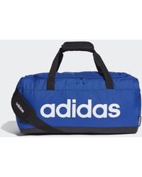 adidas Linear Logo Duffelbag - Blau