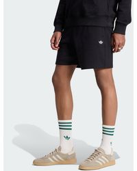 adidas - Trefoil Essentials Fleece Shorts - Lyst
