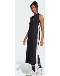 adidas - Essentials 3-Stripes Long Racerback Dress - Lyst
