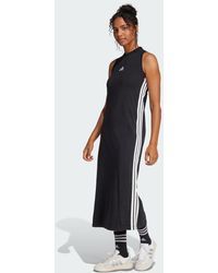 adidas - Abito Essentials 3-Stripes Long Racerback - Lyst