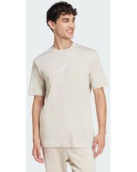 adidas - Essentials Small Logo Single Jersey T-Shirt - Lyst