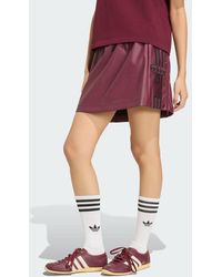 adidas Originals - Adidas Pleather Adibreak Skirt - Lyst