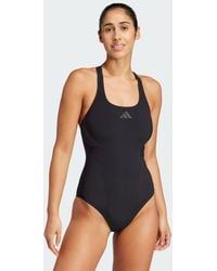 adidas - Lanelux Y-Back Swimsuit - Lyst